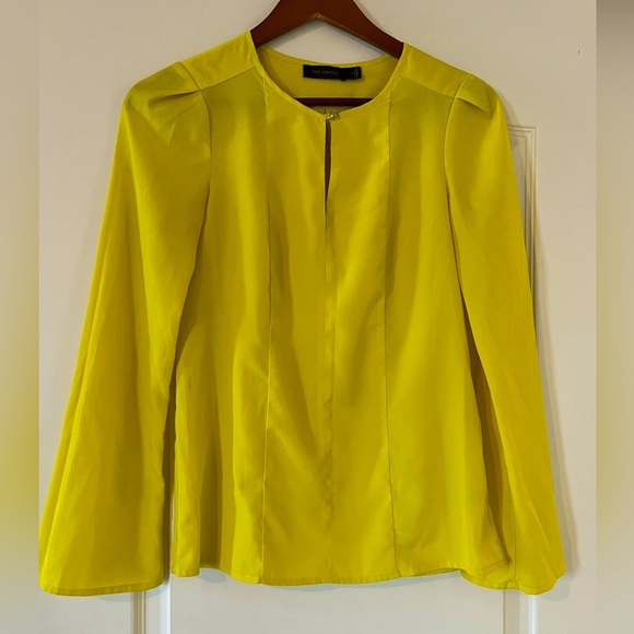The Limited Bright Yellow Polyester Blouse Women’s Size XS - Picture 1 of 12